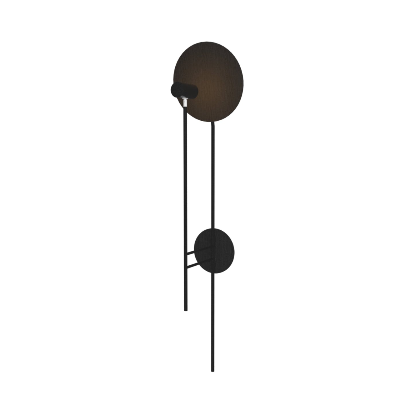 Dot Vertical Wall Light in Organic Lead Grey.
