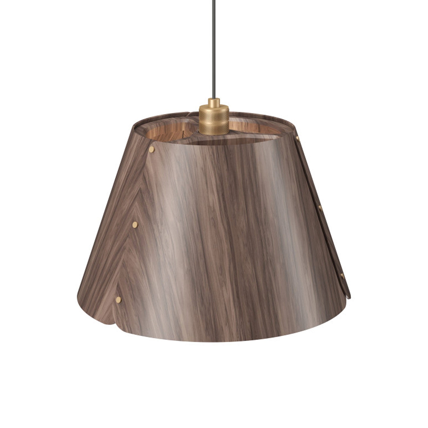 Element 1536 Pendant Light in American Walnut.