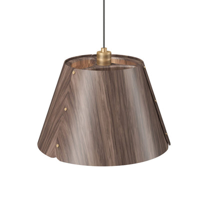 Element 1536 Pendant Light in American Walnut.