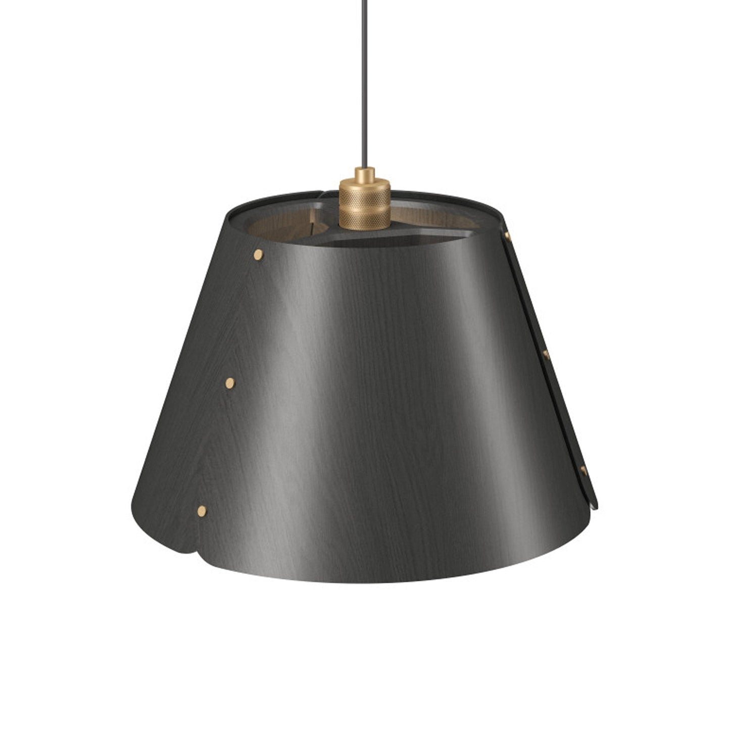 Element 1536 Pendant Light in Organic Lead Grey.