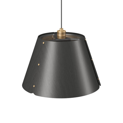Element 1536 Pendant Light in Organic Lead Grey.