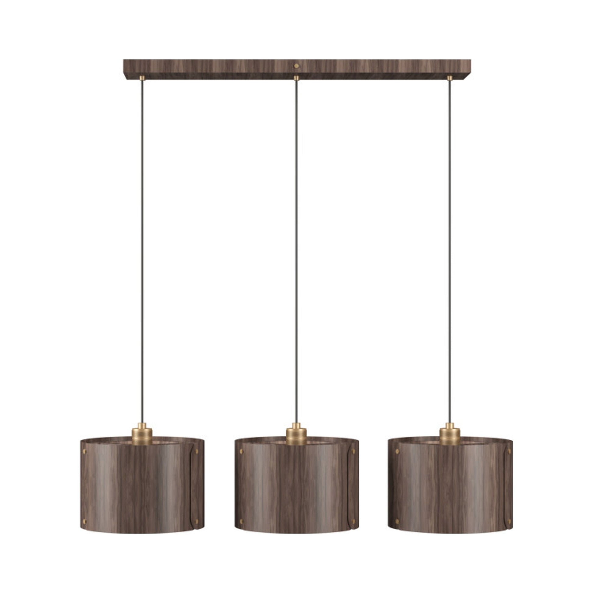 Element 1542 Pendant Light in American Walnut.