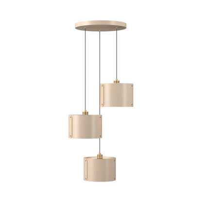 Element Multi Light Pendant Light in Organic Cappuccino.