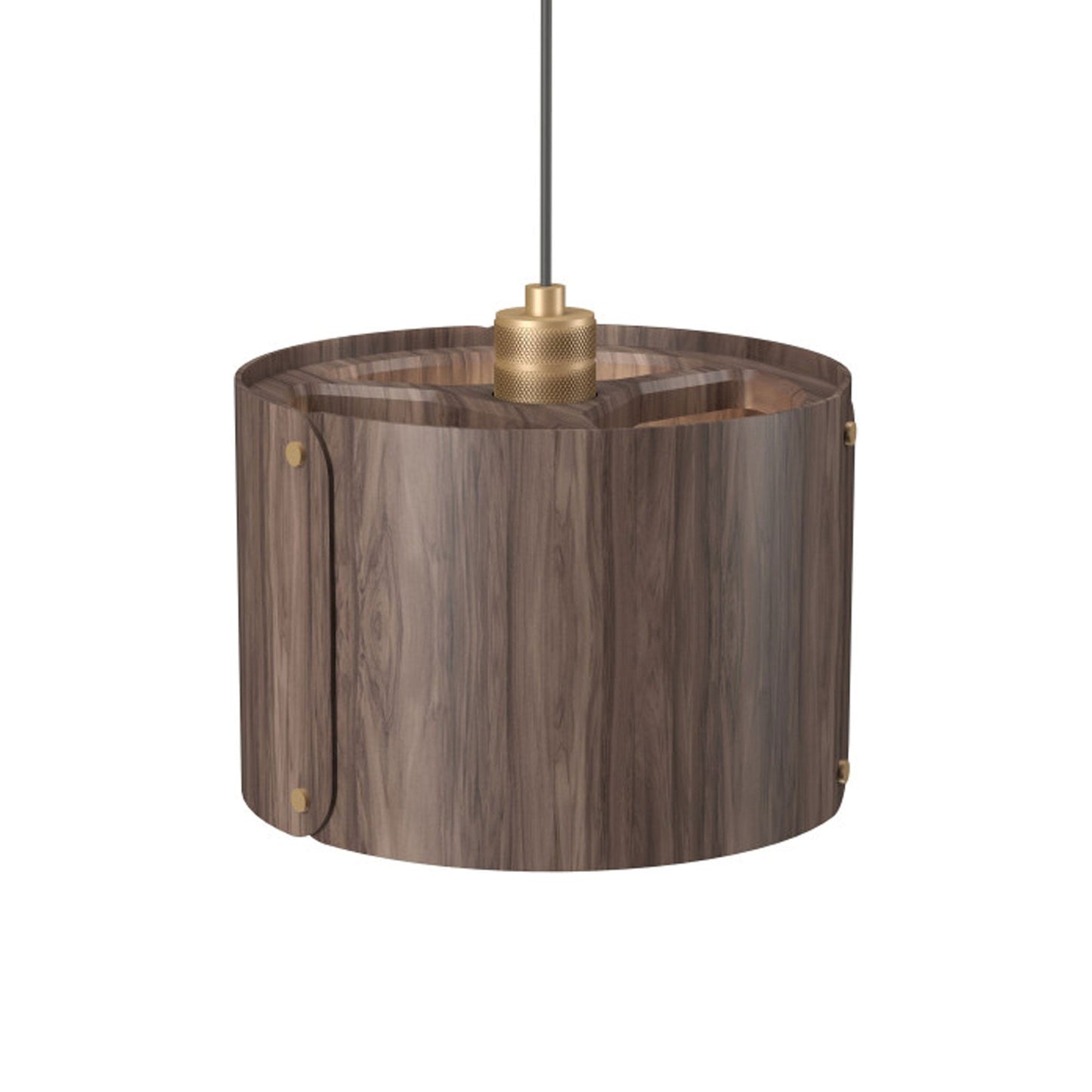 Element Pendant Light in American Walnut (11.42-Inch).