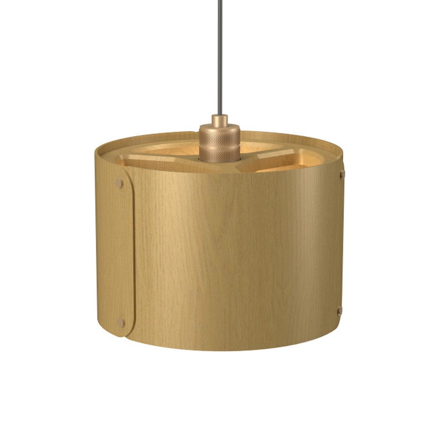 Element Pendant Light in Organic Gold (11.42-Inch).