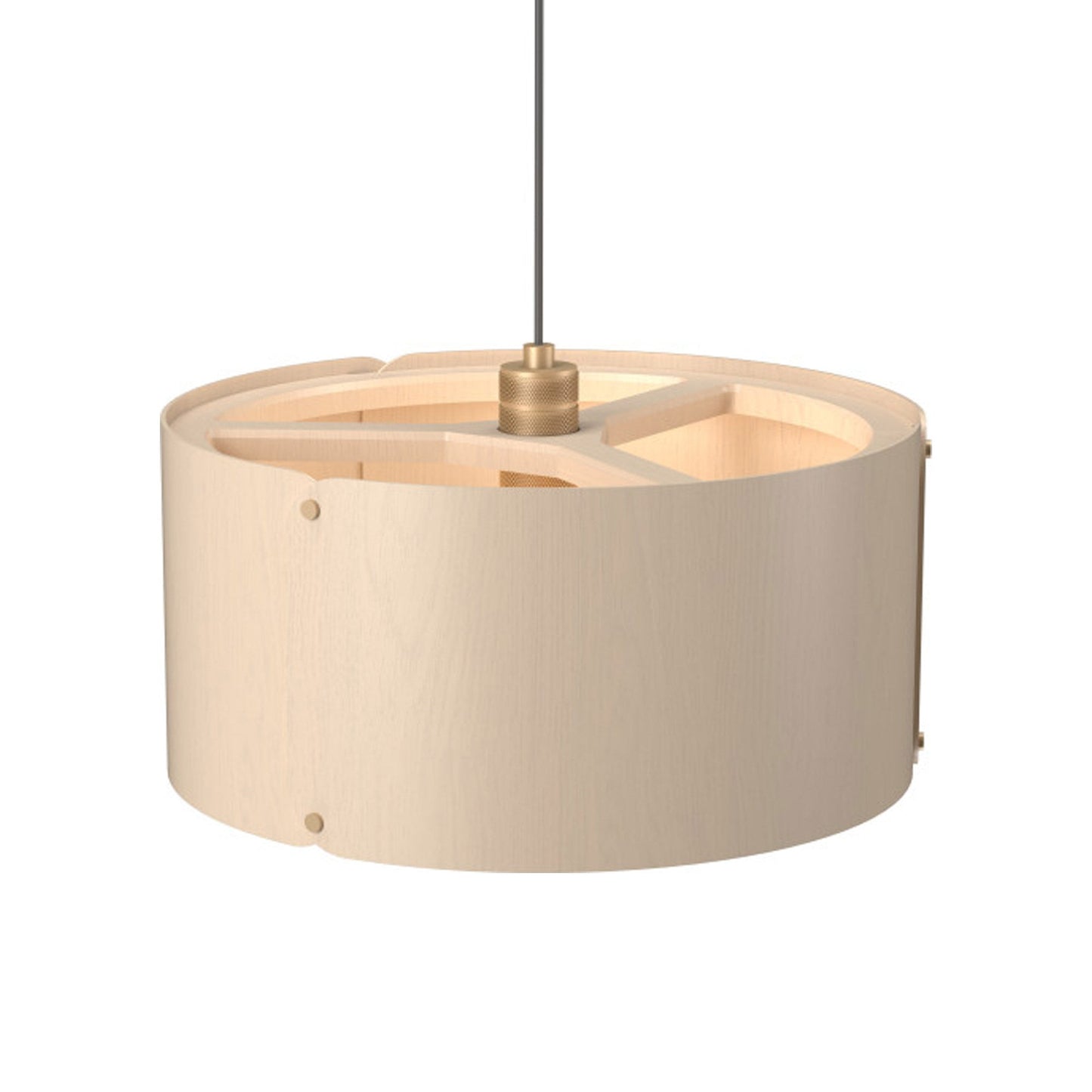 Element Pendant Light in Organic Cappuccino (18.11-Inch).