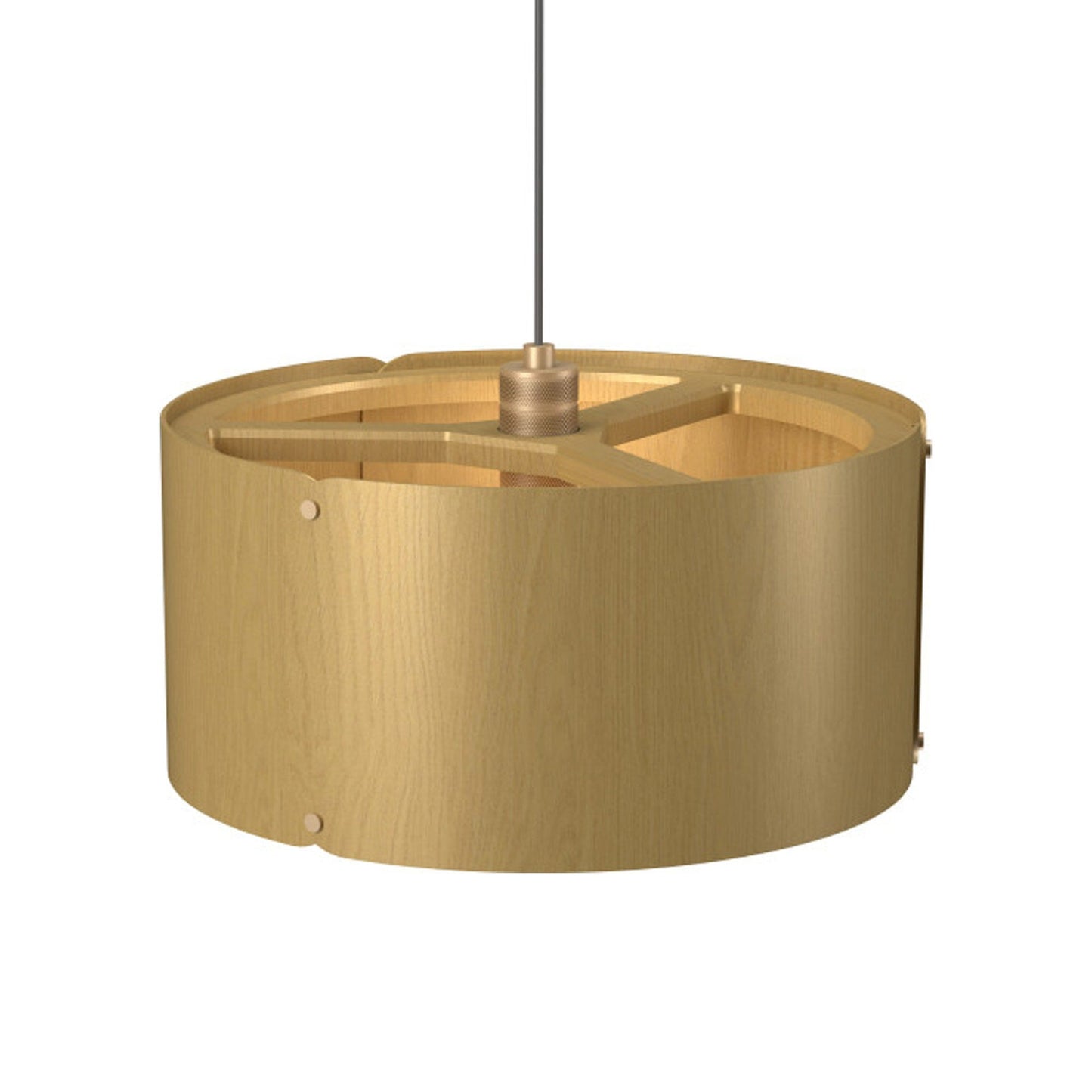 Element Pendant Light in Organic Gold (18.11-Inch).
