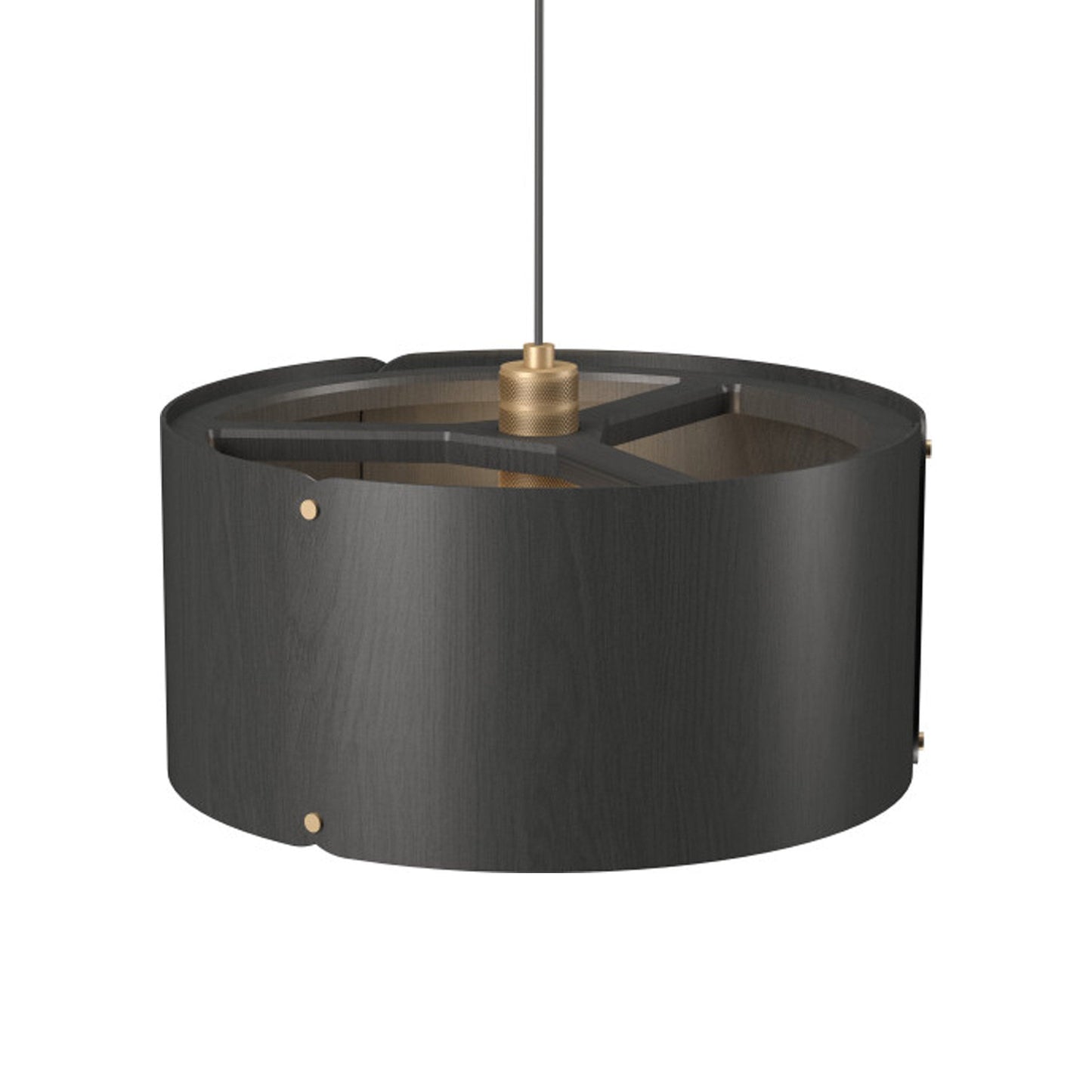 Element Pendant Light in Organic Lead Grey (18.11-Inch).