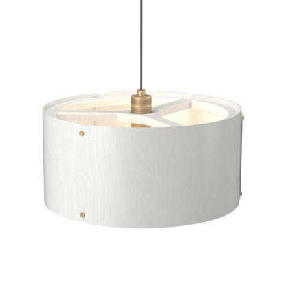 Element Pendant Light in Organic White (18.11-Inch).