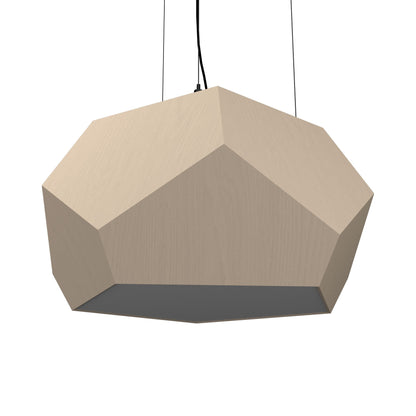 Facet 122 Pendant Light in Organic Cappuccino (15.75-Inch).