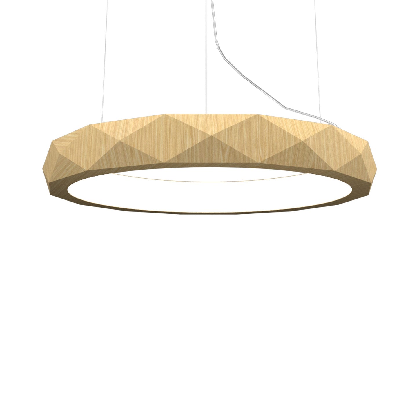 Facet 135 LED Pendant Light in Sand (23.62-Inch).