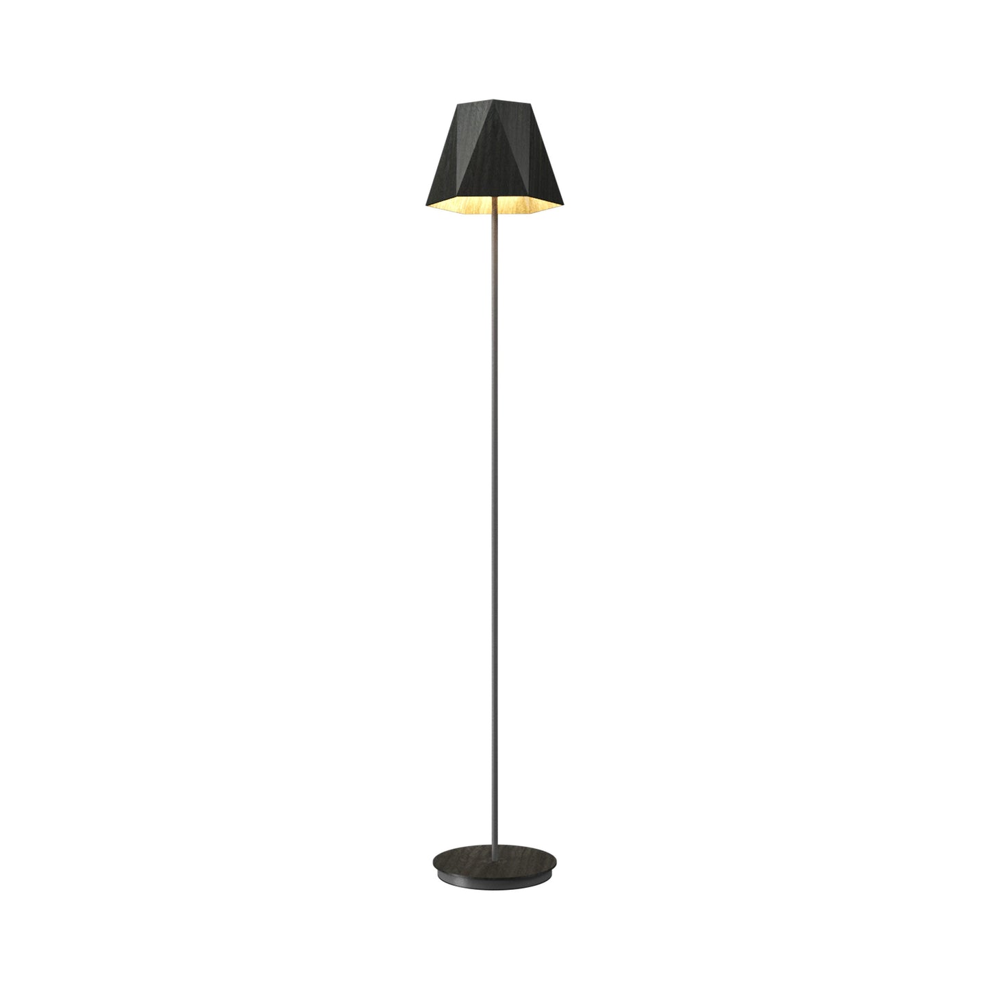 Facet 3055 Floor Lamp in Charcoal.