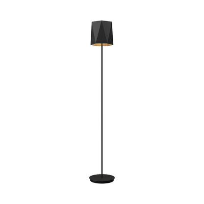 Facet 3057 Floor Lamp in Organic Lead Grey.