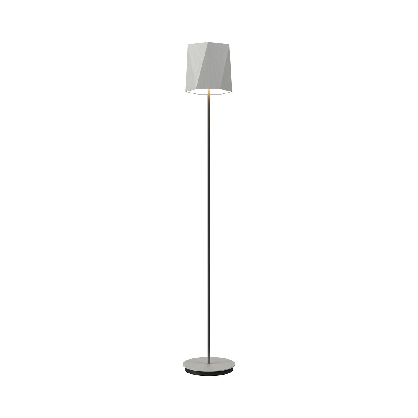 Facet 3057 Floor Lamp in Organic White.