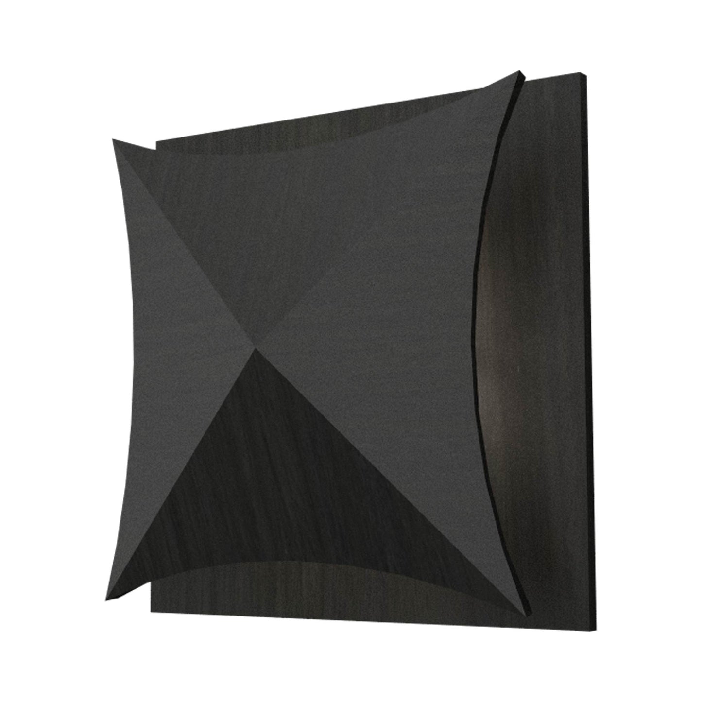 Facet 4063 LED Wall Light in Charcoal.