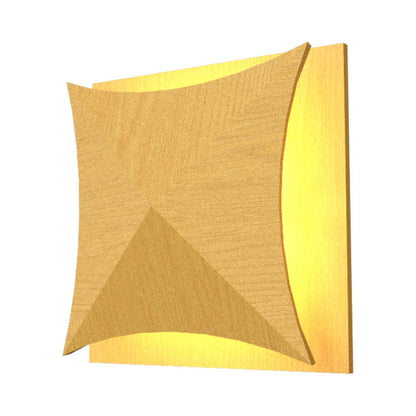 Facet 4063 LED Wall Light in Organic Gold.