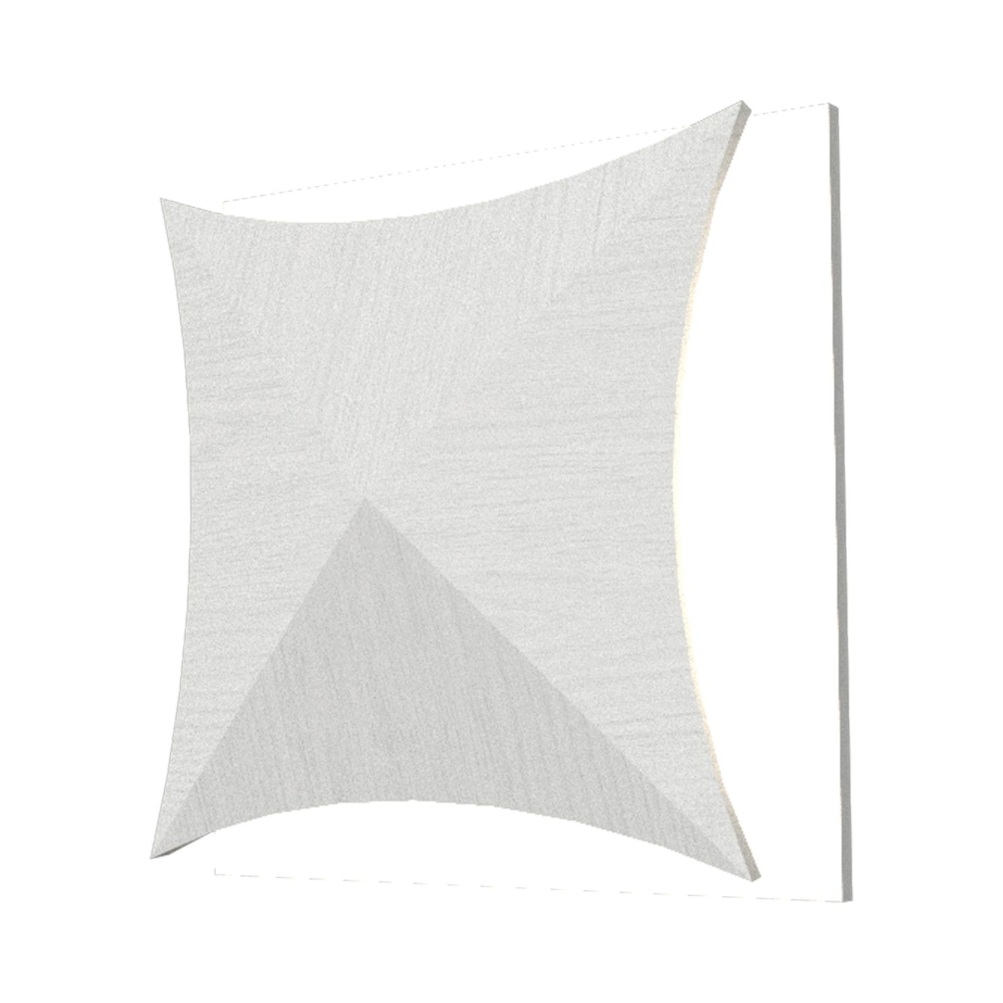 Facet 4063 LED Wall Light in Organic White.