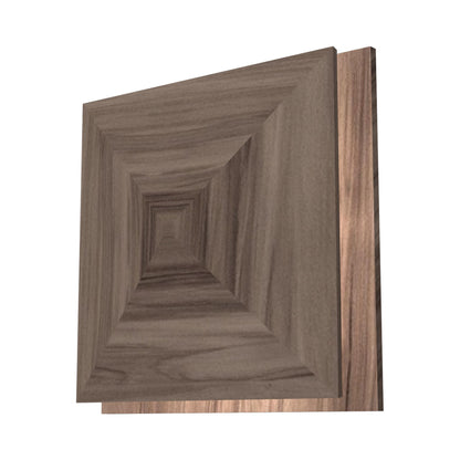 Facet 4064 LED Wall Light in American Walnut.