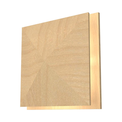 Facet 4064 LED Wall Light in Maple.