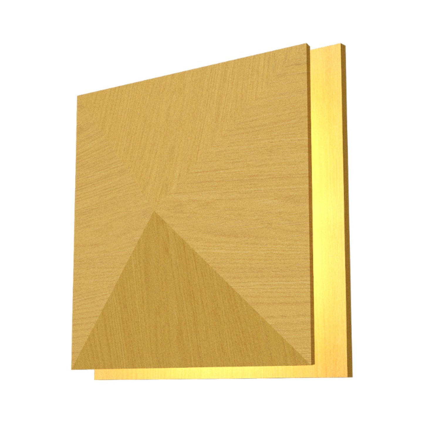 Facet 4064 LED Wall Light in Organic Gold.