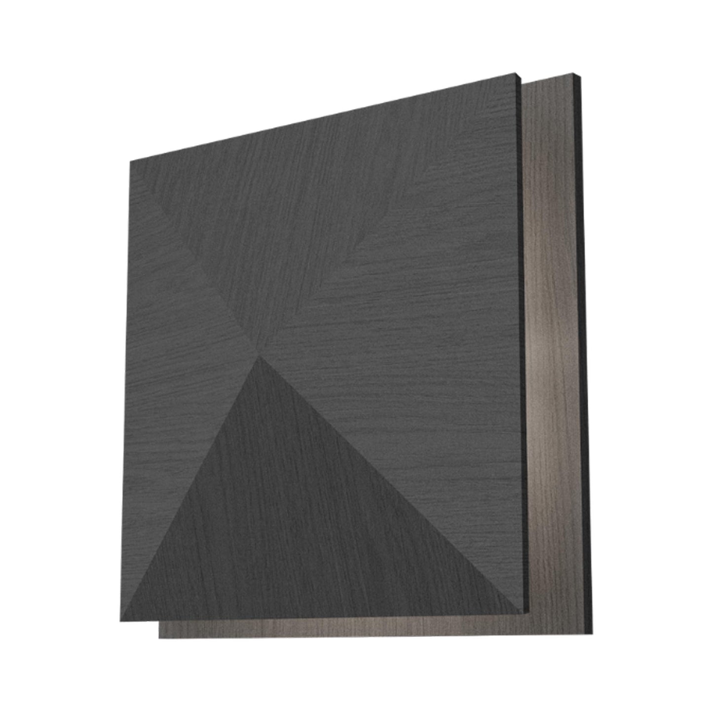 Facet 4064 LED Wall Light in Organic Lead Grey.