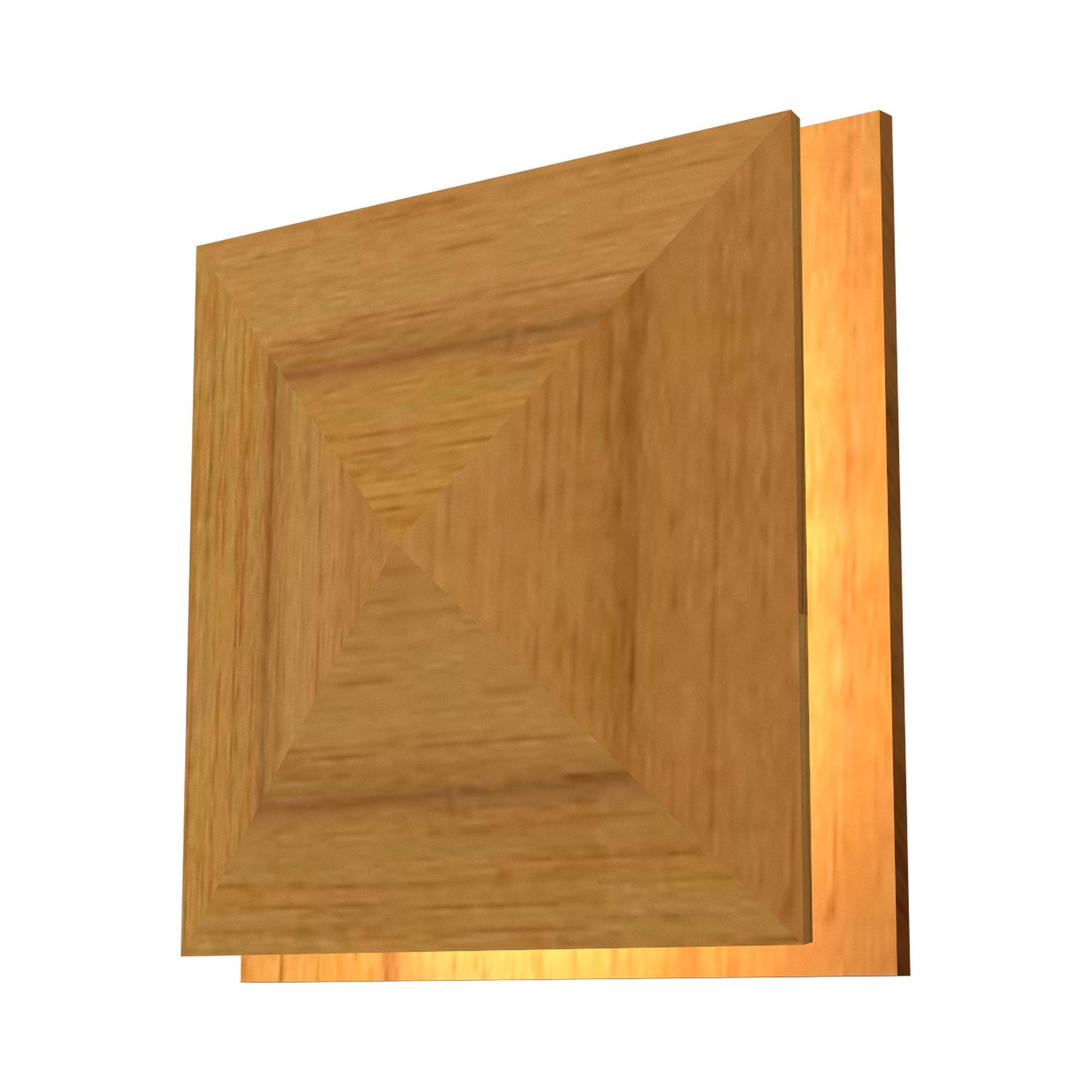 Facet 4064 LED Wall Light in Teak.