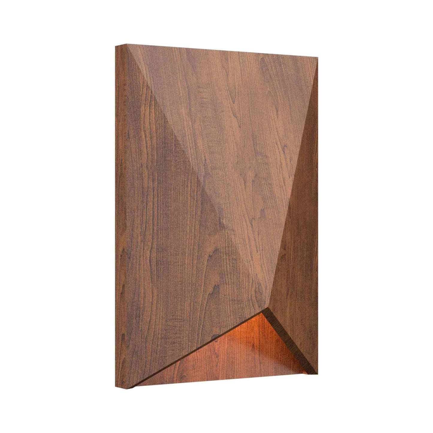 Facet 4219 Wall Light in Imbuia.