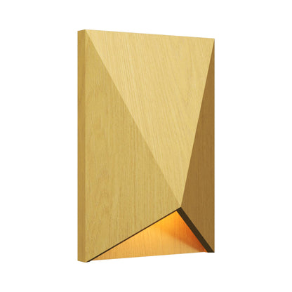 Facet 4219 Wall Light in Organic Gold.