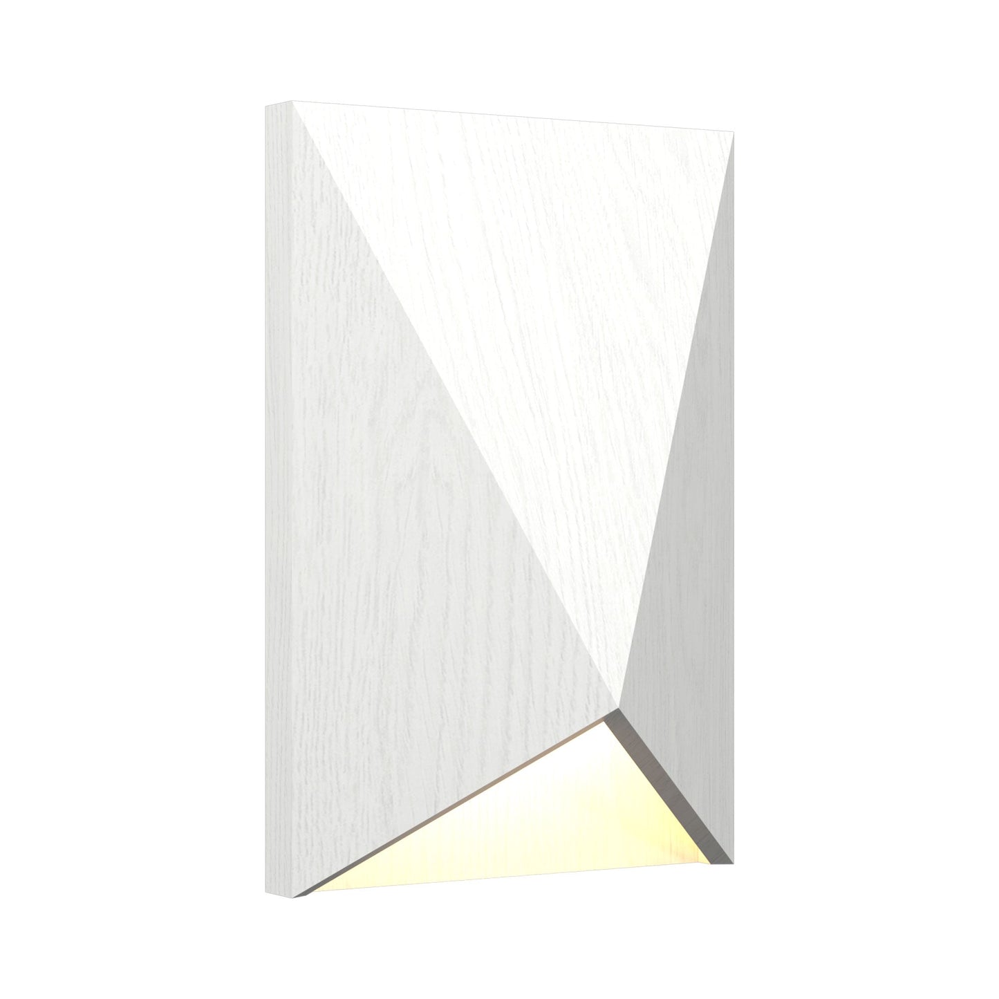 Facet 4219 Wall Light in Organic White.
