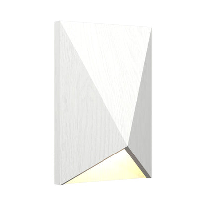 Facet 4219 Wall Light in Organic White.