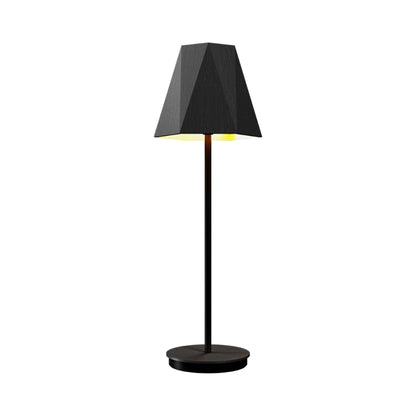 Facet 70 Table Lamp in Organic Lead Grey (23.62-Inch).