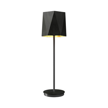 Facet 708 Table Lamp in Charcoal (23.62-Inch).