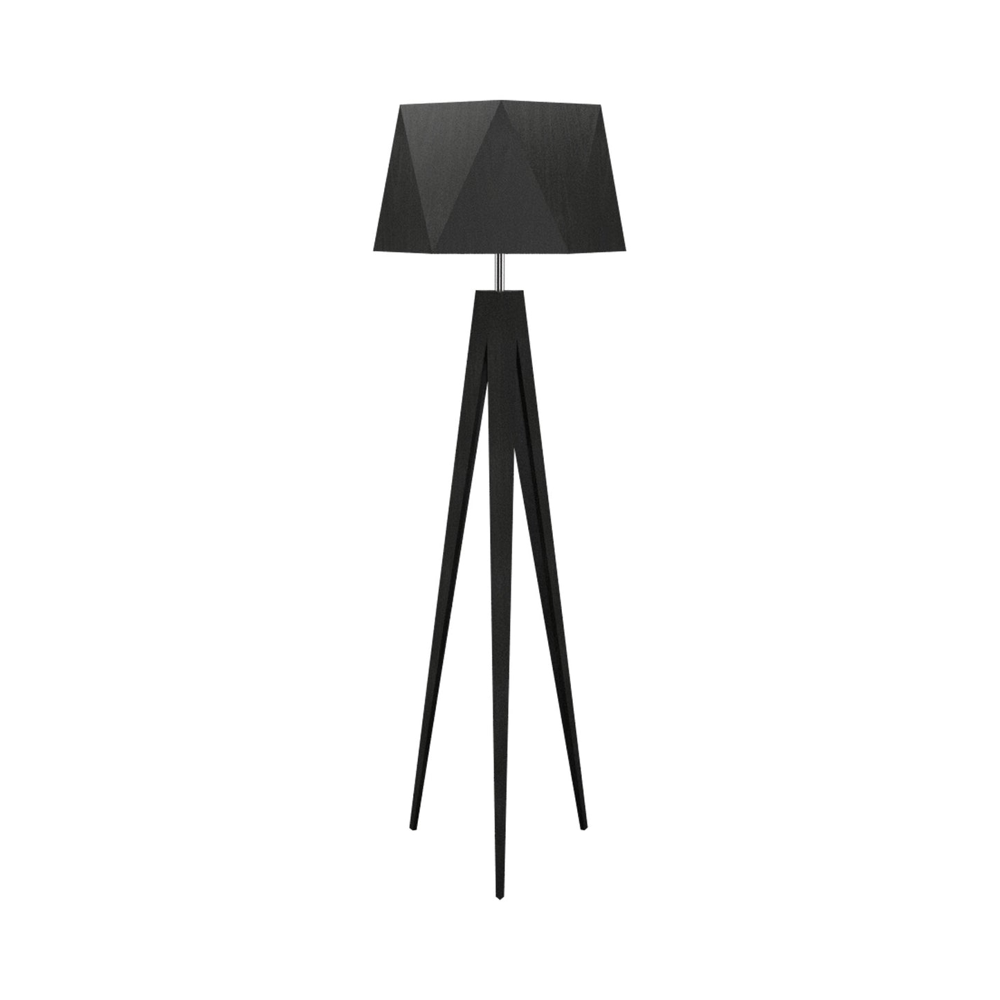Facet Floor Lamp in Charcoal.