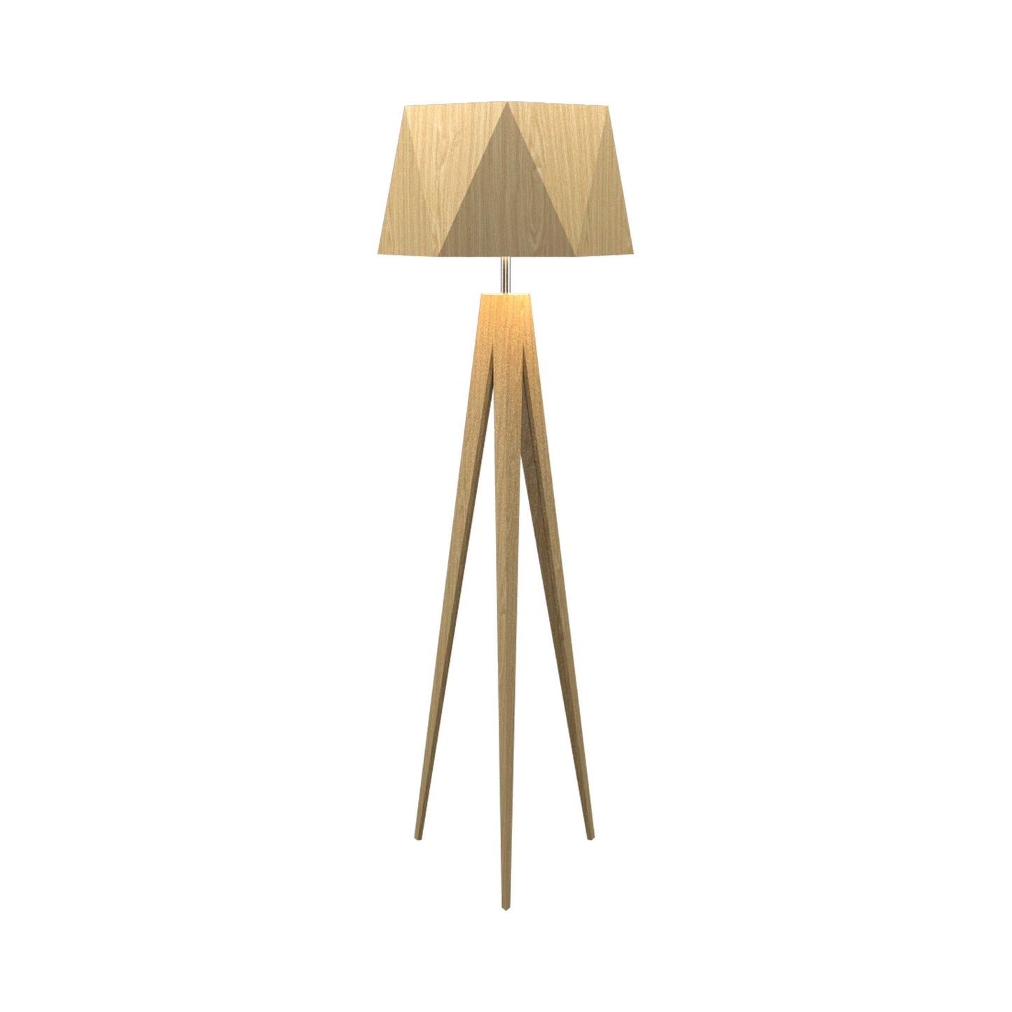 Facet Floor Lamp in Sand.