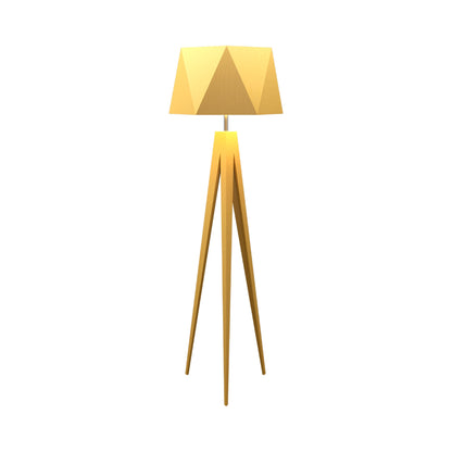 Facet Floor Lamp in Organic Gold.