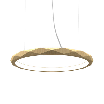 Facet LED Pendant Light in Sand (Large).