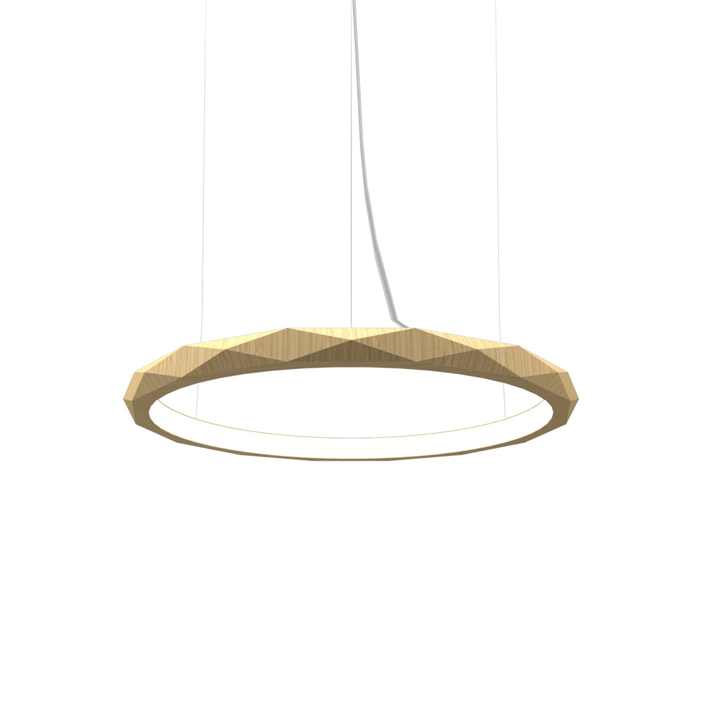 Facet LED Pendant Light in Sand (Small).