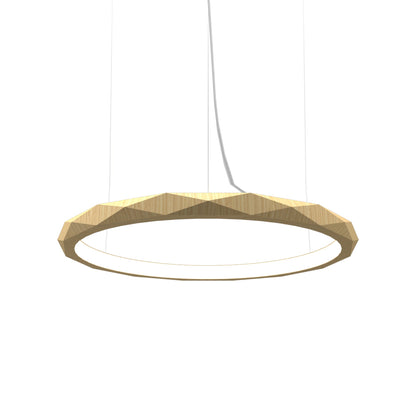 Facet LED Pendant Light in Sand (Medium).