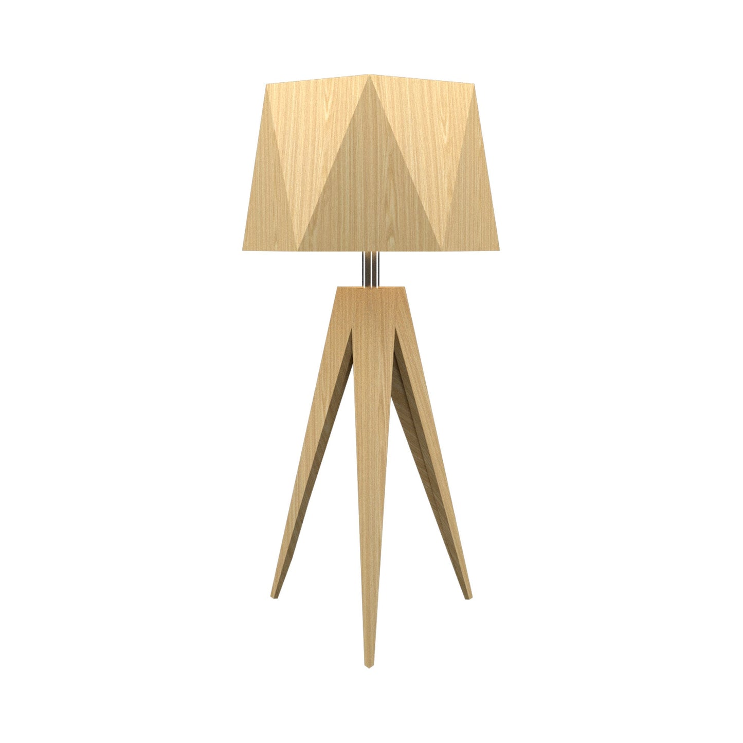 Facet Table Lamp in Sand.