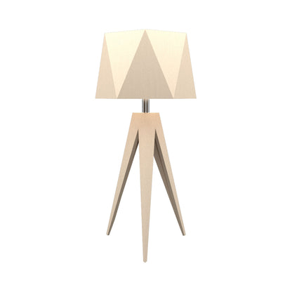Facet Table Lamp in Organic Cappuccino.
