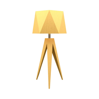Facet Table Lamp in Organic Gold.