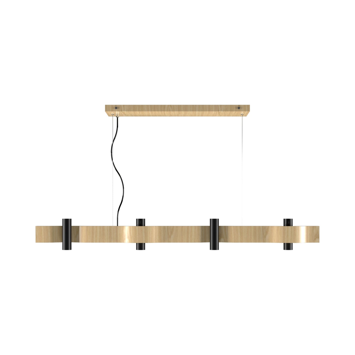 Flow Linear Pendant Light in Sand (8-Light).