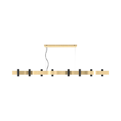Flow Linear Pendant Light in Sand (16-Light).