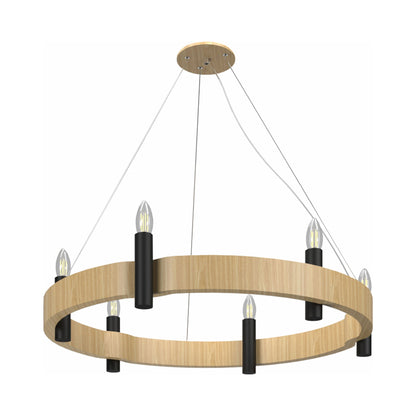 Flow Round Pendant Light in Sand (23.62-Inch).