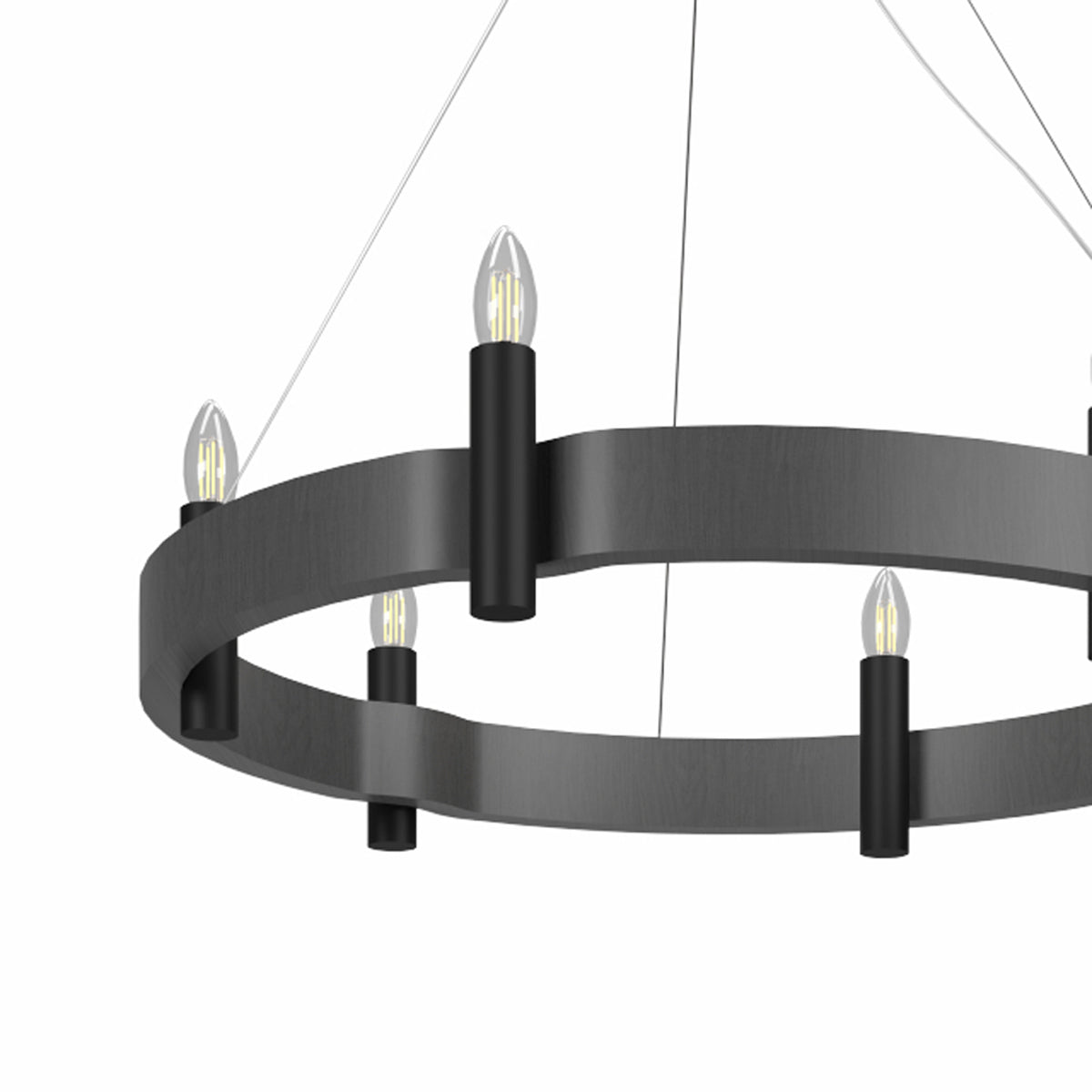 Flow Round Pendant Light in Detail.