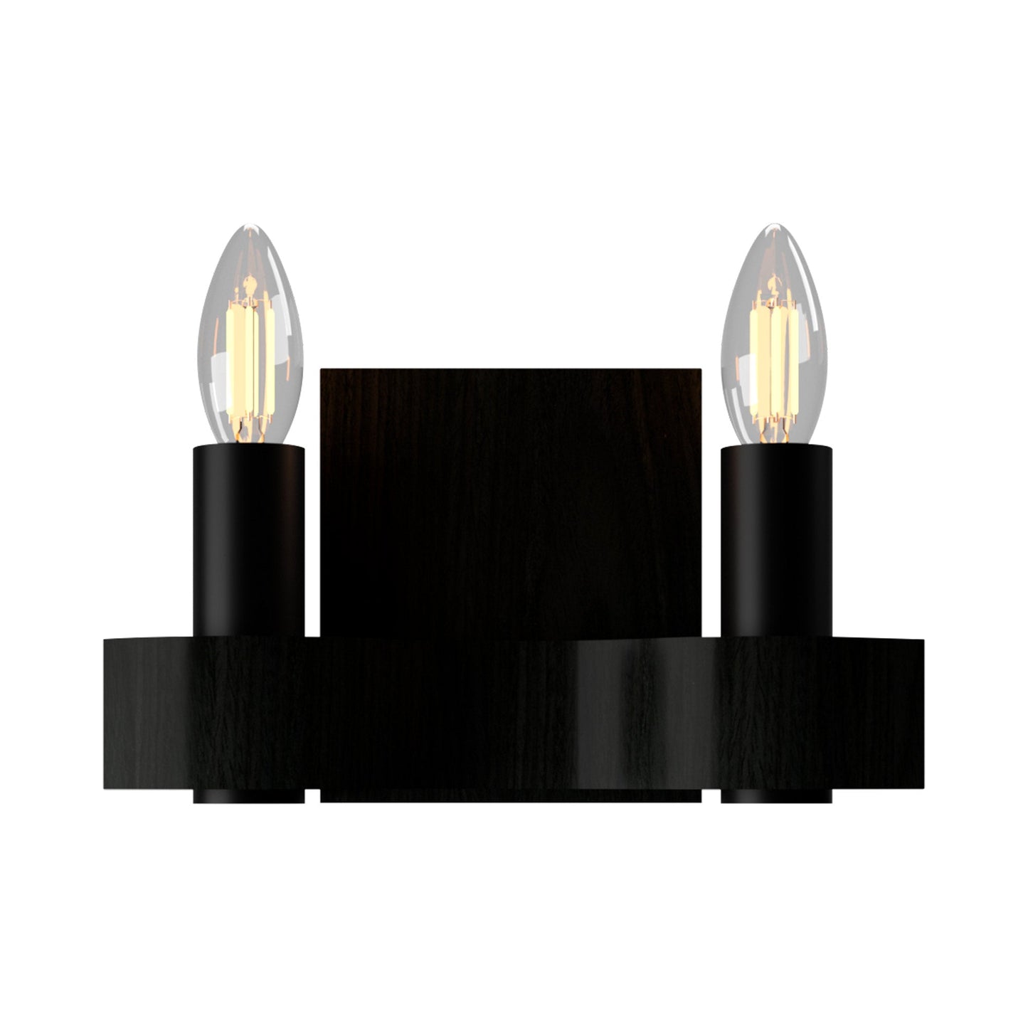 Flow Wall Light in Charcoal (2-Light).