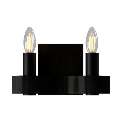 Flow Wall Light in Charcoal (2-Light).