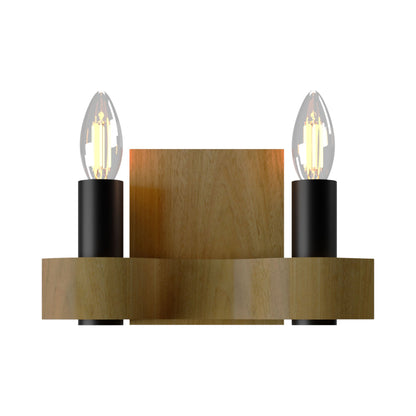 Flow Wall Light in Louro Freijo (2-Light).