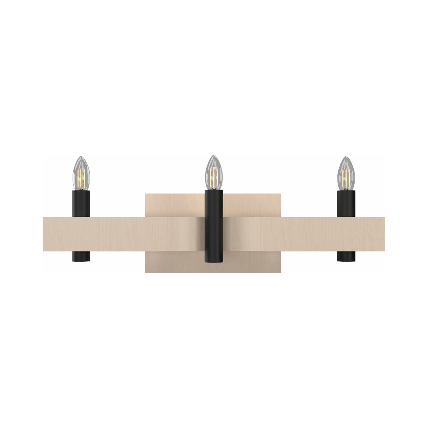 Flow Wall Light in Organic Cappuccino (3-Light).