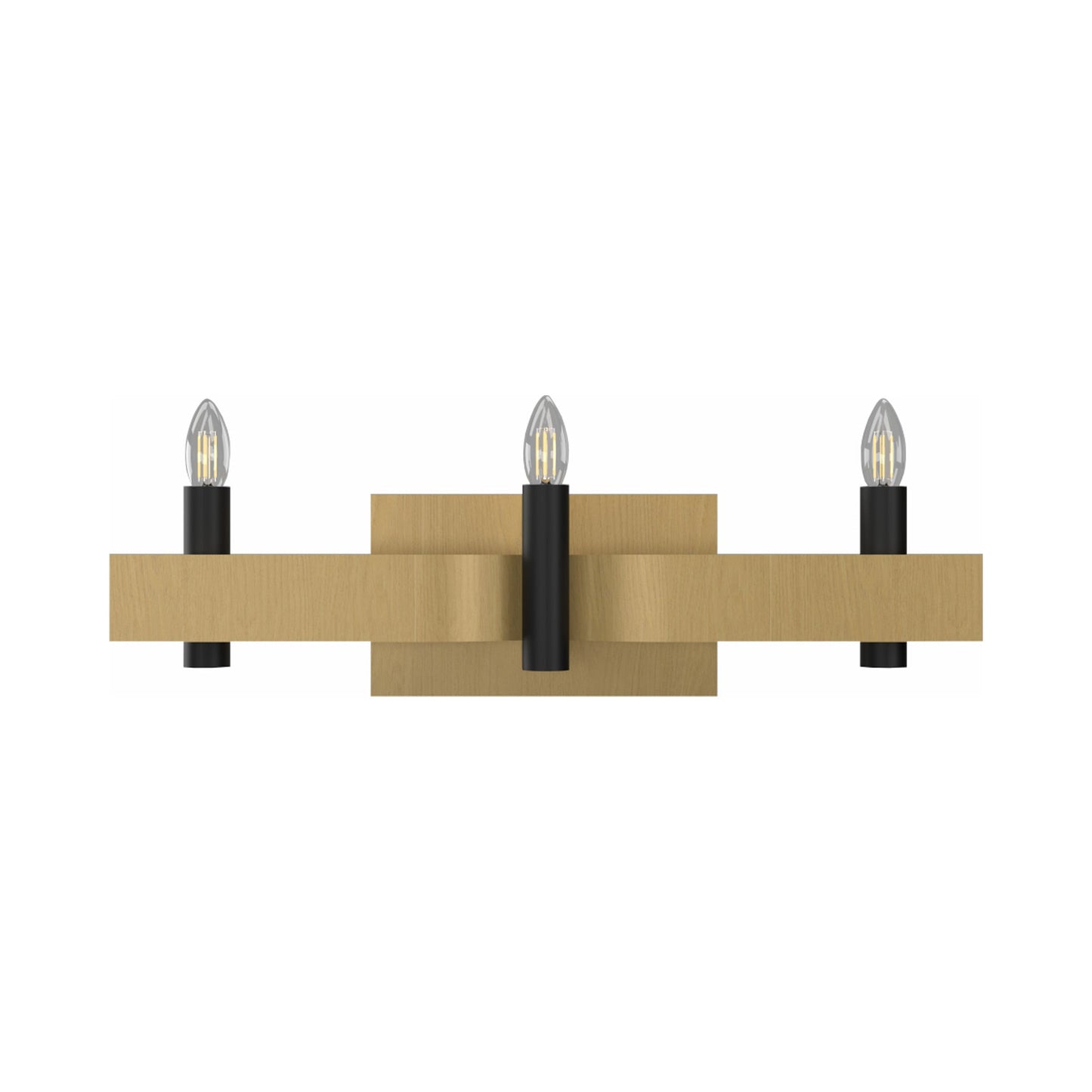 Flow Wall Light in Organic Gold (3-Light).
